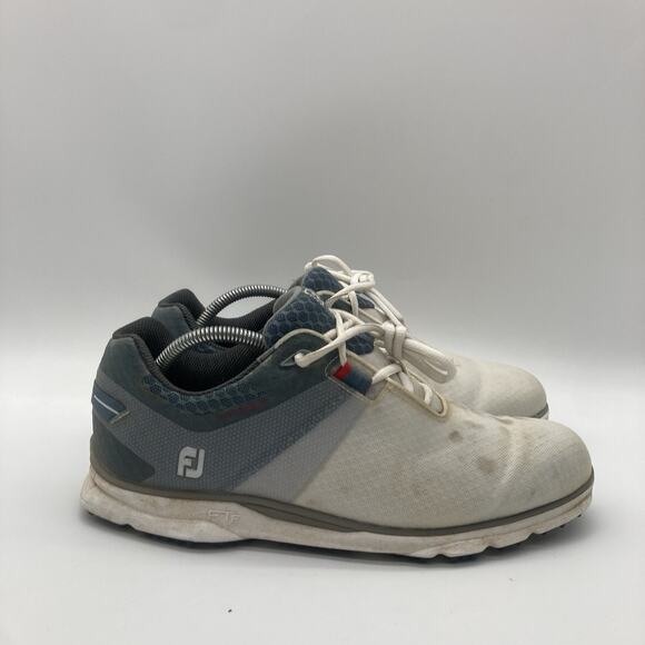 Men Size 10.5 Footjoy FJ Pro SL Golf Shoes Spikeless Athletic Comfort Cushioned - Picture 1 of 10